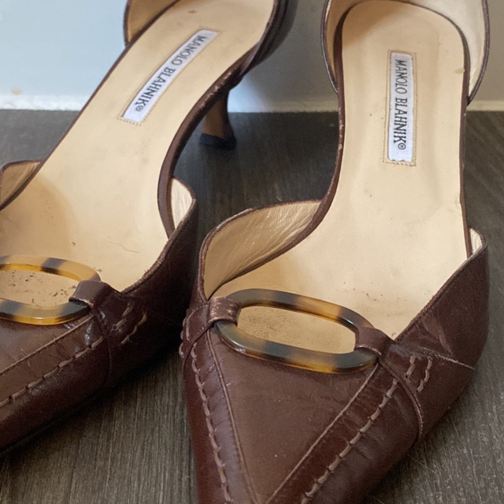 Manolo Blahnik kitten heels